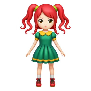 Squid Game giant doll from Red Light Green Light game sticker