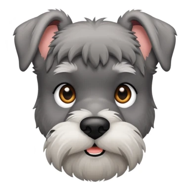 Cute Schnauzer  sticker