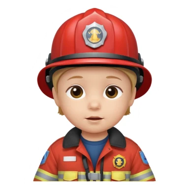 baby fireman sticker
