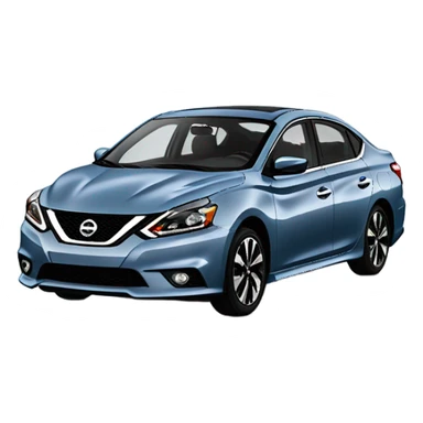 2025 grayish blue Nissan Sentra SR sticker
