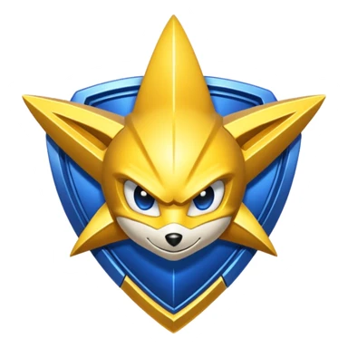 super sonic legend rank from the game rocket league the logo for it  sticker