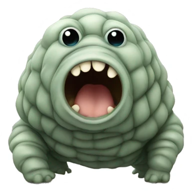 Tardigrade happy  sticker