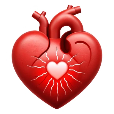 pumping heart sticker