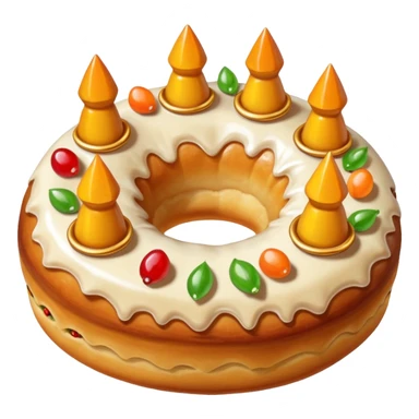 roscon de reyes DE ESPAÑA pero sin velas, sticker