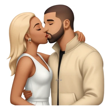 drake kissing drake kissing drake kissing drake sticker