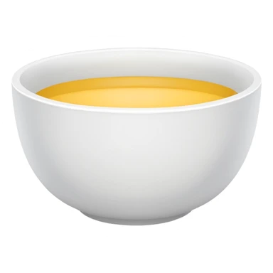 white bowl with matte white color inside, no gloss, simple, clear sticker