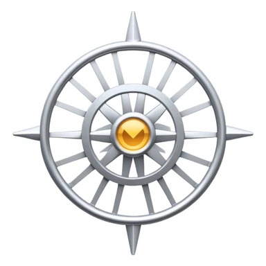 single line connecting a central point to an outer point, representing a Spoke sticker