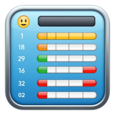 test score (table) sticker