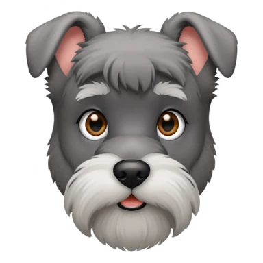 Cute Schnauzer  sticker