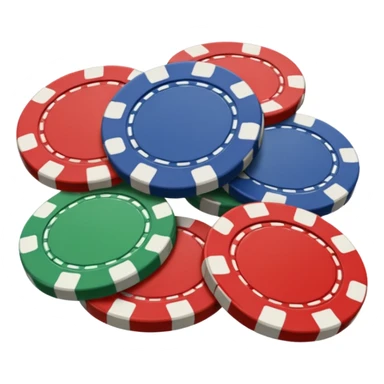 poker chips sticker
