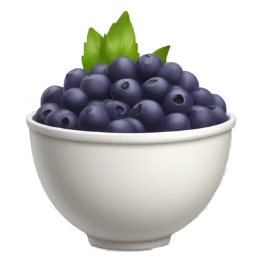 white açaí bowl sticker