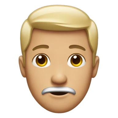 Normal emoji raising eyebrow sticker