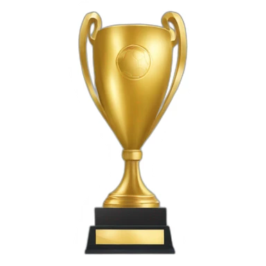 trophée ligue des champions sticker