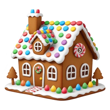 Gingerbread house sticker