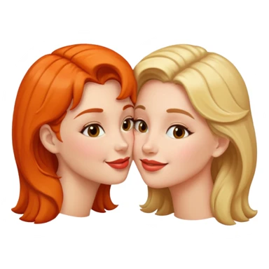 Kissing lesbian sticker