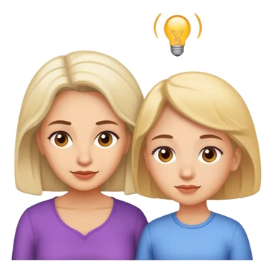 Auntie and niece sticker