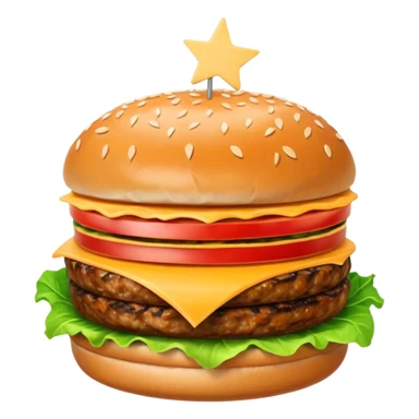 Kapibara burger sticker