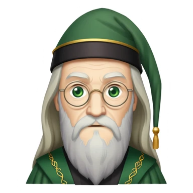 Albus Dumbledore green sticker