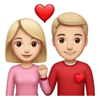 valentines day couple sticker