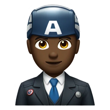 Captain America who is also a lawyer. sticker