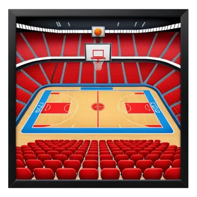 basketball stadium (#00A3E0) and red (#F9423A) sticker