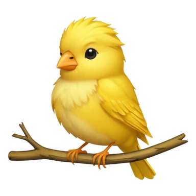 Canary bird sticker