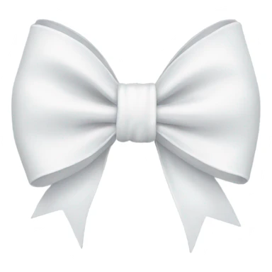 white bow sticker