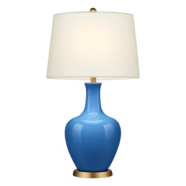 blue table lamp  sticker