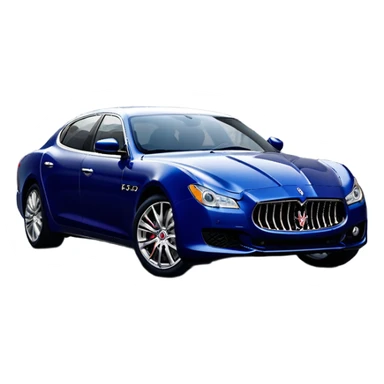 Maserati Quattroporte (2022) – cinematic-realistic Maserati Quattroporte emoji, its striking Italian design turning heads as it effortlessly maneuvers through the streets of Milan. The engine roars with Italian flair, echoing the car's racing heritage while enveloping the driver in an atmosphere of true luxury. sticker