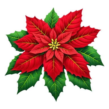poinsettia sticker