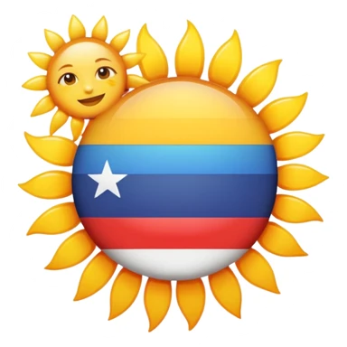 United States WITH The sun sticker
