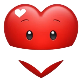 Coeur avec un noeud en haut sticker