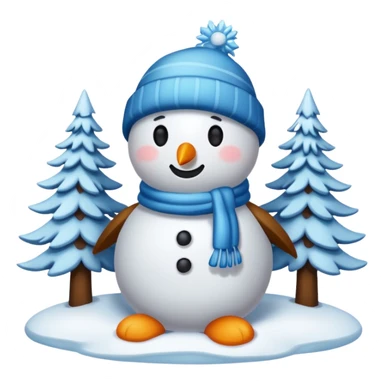 winter themed sticker