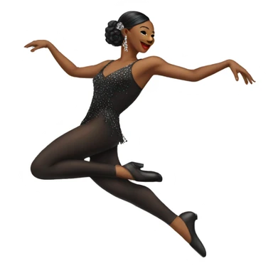 in Chicago all that jazz dancer black sticker