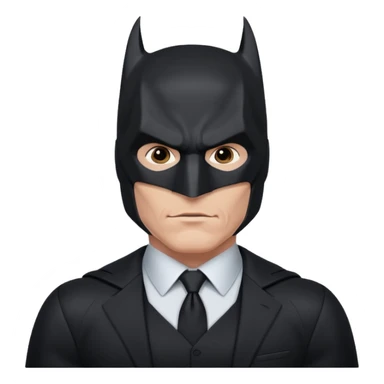 christian bale batman standing sticker