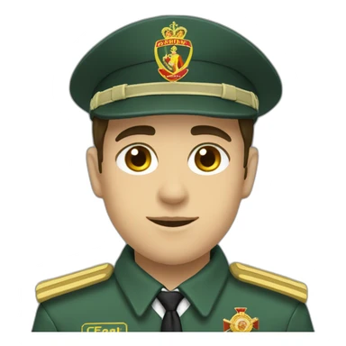 Guardia civil joven sticker