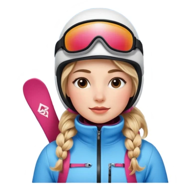 Woman Skiing, Matterhorn sticker