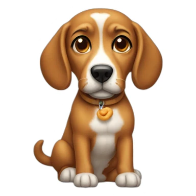peanut-dog sticker