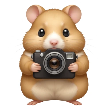 photographer  hamster sticker