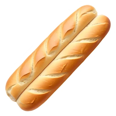 une mini baguette française chaude sticker