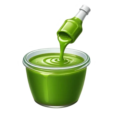 Hot gree Sauce sticker