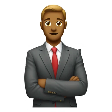 Real estate agent in front of a house with for sale sign  sticker