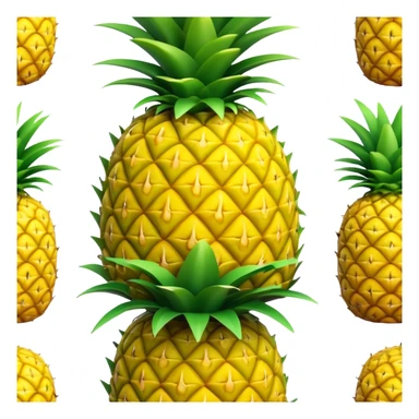 A corner pineapple sticker
