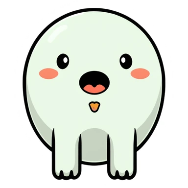 delicious food with drooling face sticker