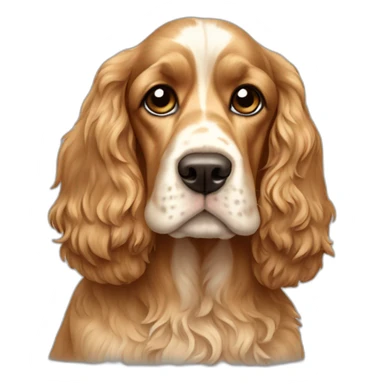 Dog-golden-english-cocker-spaniel-full-body sticker