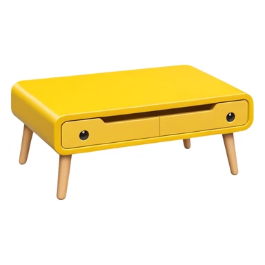yellow coffe table
 sticker