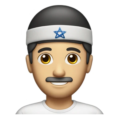 A Jew in a kippah sticker