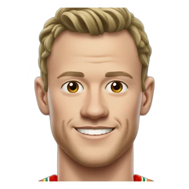 Jonathan Toews as rainbow beach bum sticker