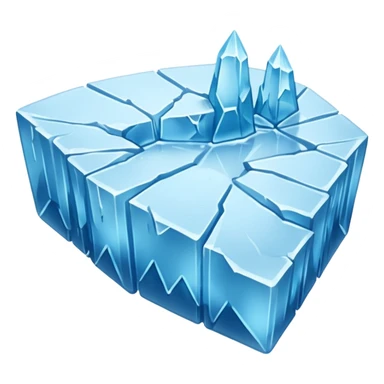 BROKEN ICE SHELF sticker