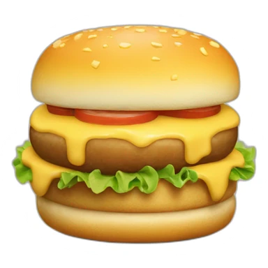 Hamburgesa de queso sticker